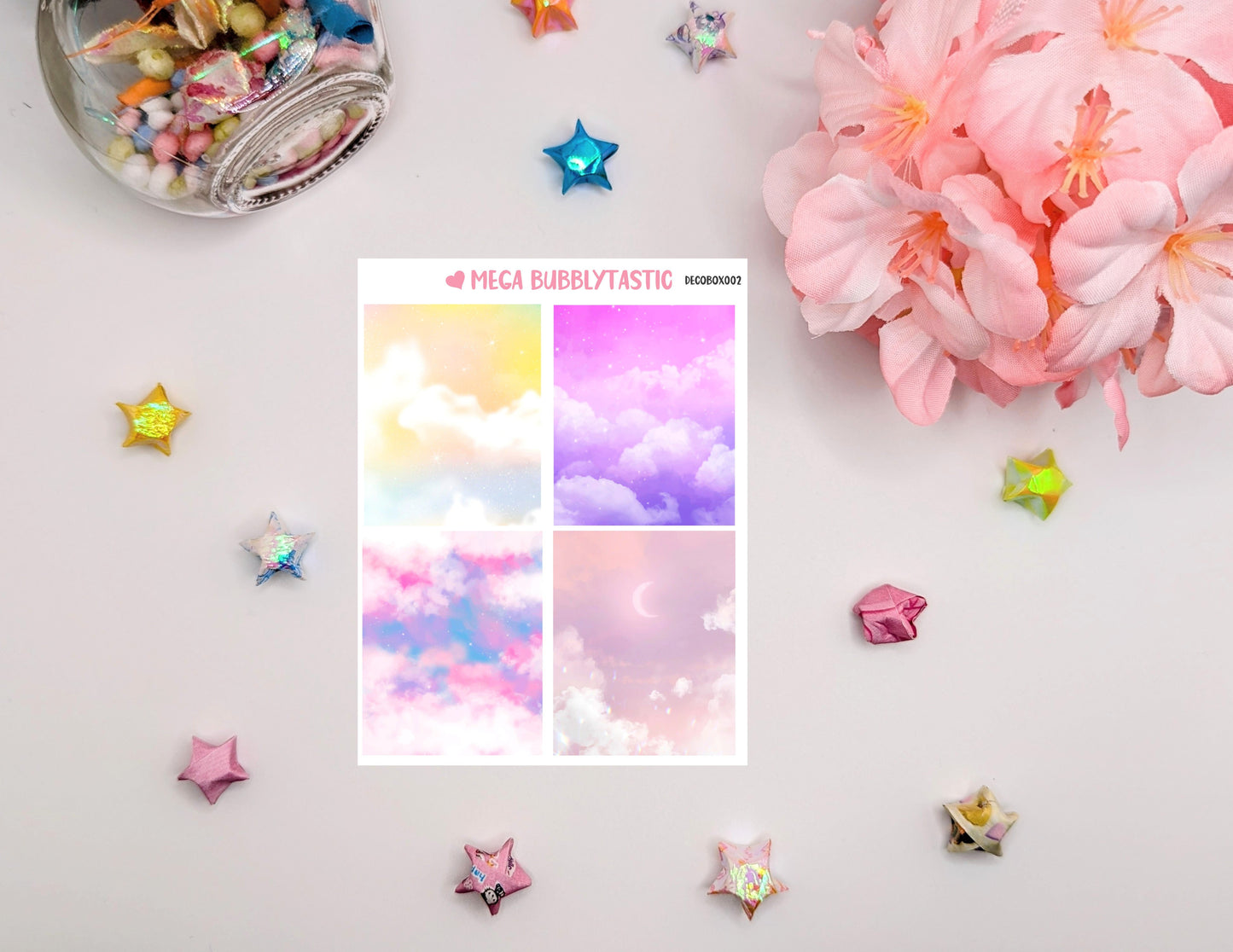 Scenic Sky Full Box Kiss Cut Sticker Sheet