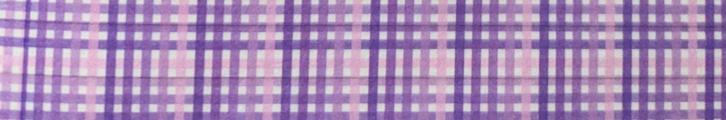 Purple Plaid Washi Tapes