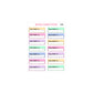 Self Care Act Pastel Box Kiss Cut Sticker Sheet