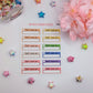 Self Care Act Bright Box Kiss Cut Sticker Sheet