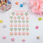 Cute Siblings Kiss Cut Sticker Sheet Ver 1