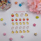 Cute Yellow Dog Kiss Cut Sticker Sheet Ver 2
