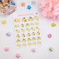 Cute Yellow Dog Kiss Cut Sticker Sheet Ver 1