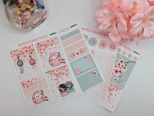 150 MINI Pink Aesthetic Planner Stickers Notebook/planner Stickers Planner  Sticker Kit Mini Planner Stickers 