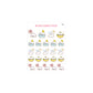 Cute Seal Kiss Cut Sticker Sheet Ver 2