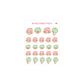 Cute Siblings Kiss Cut Sticker Sheet Ver 2